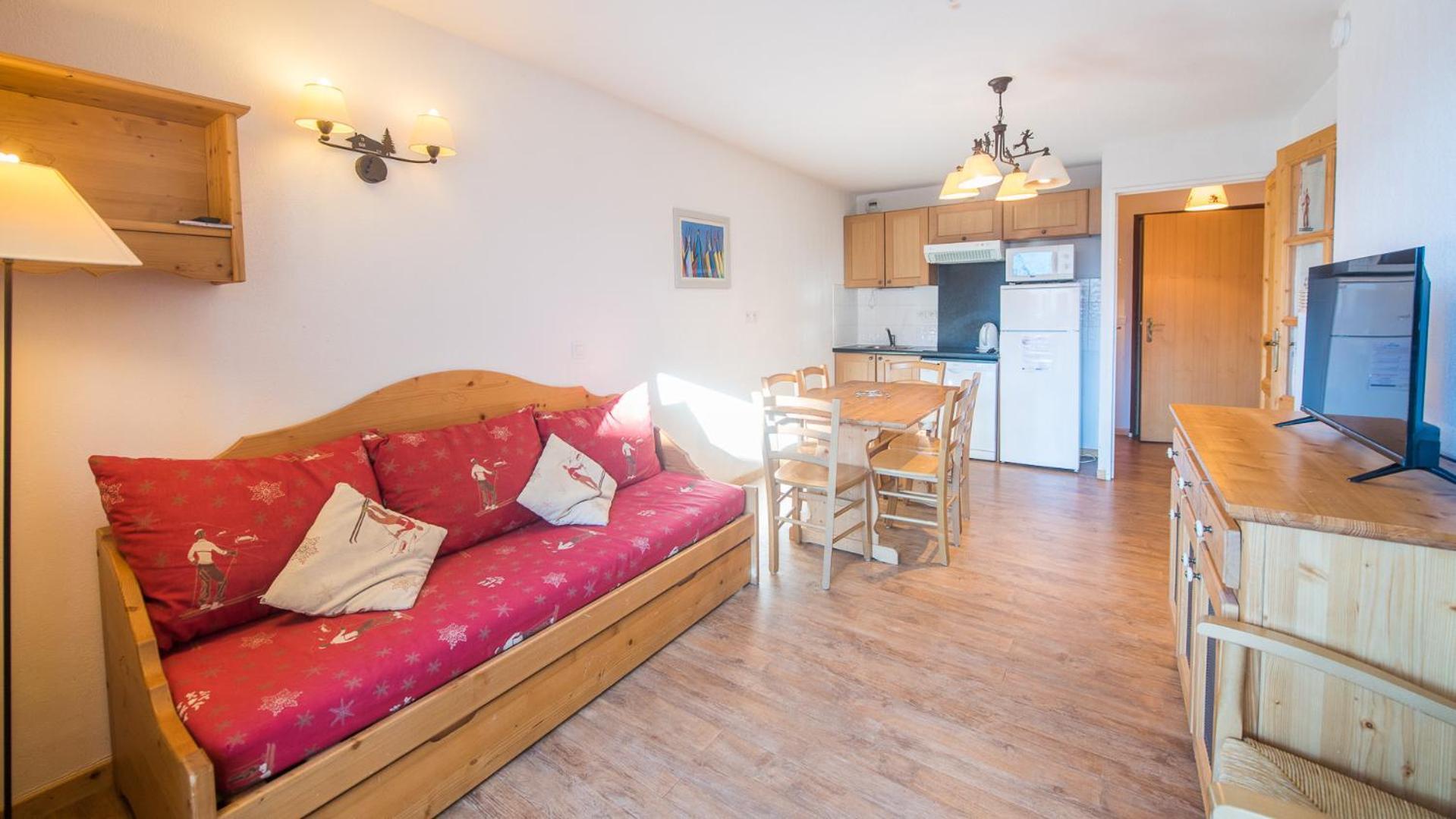 B305- Appartement 2 Pieces Cabine 6 Personnes Orcières Dış mekan fotoğraf